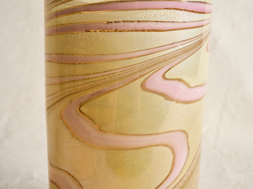 PAMPLEMOUSSE ERNEST ROSE GOLD GLASS VASE / STYLE C H11.5" x Ø6.5"