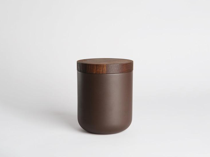 WHEN OBJECTS WORK VINCENT VAN DUYSEN BROWN CANISTER + WALNUT LID 6