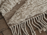 Load image into Gallery viewer, CAPPELEN DIMYR COLONNADE NO.01 RUG SAND/SHELL 3&#39; x 8&#39;
