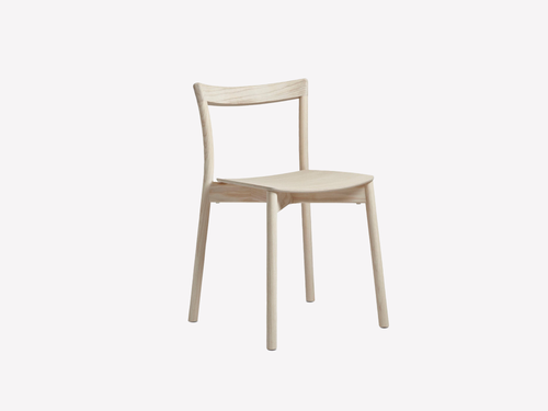 GEMLA NORDIC DINING CHAIR / WOOD H30.5" x W19.7" x D18.1" x SH18.1"