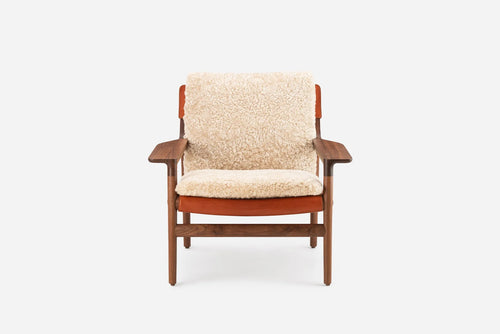 DE LA ESPADA LUCA NICHETTO SELA LOUNGE CHAIR / WIDE ARMS W33" x D28" x H30” x SH14.6”