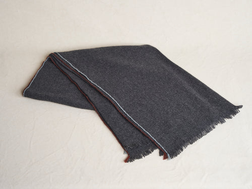 TEIXIDORS JAZZ CASHMERE THROW / DARK GREY 55" x 71"