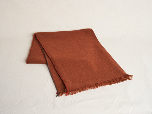 TEIXIDORS JAZZ CASHMERE THROW / RUSSET 55" x 71"