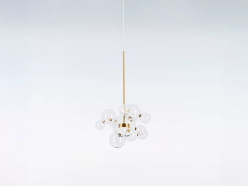 GIOPATO & COOMBES BOLLE 14 PENDANT / SMALL Ø19" x H20"