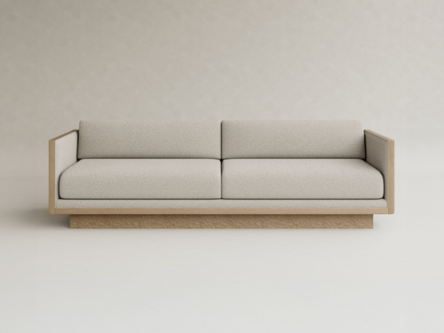GALERIE NAINOA AURA SOFA 02 W87.5" x D34" x H26.5" x SH15.75"