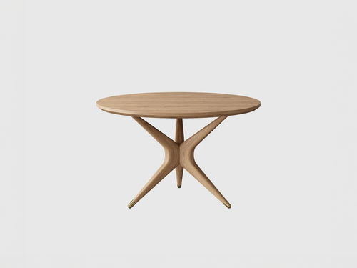 LUTECA ROSA DINING TABLE / ROUND Ø48" x H29"