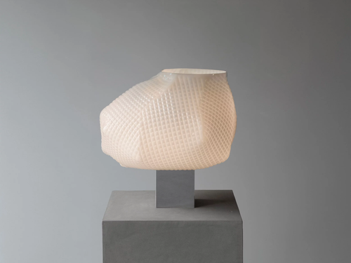 GIOPATO & COOMBES NOKORI NI LARGE TABLE LAMP / BLOCK BASE W16.5" x D16" x H16"
