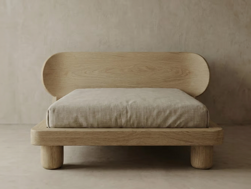 GALERIE NAINOA KEANU BED 02 W110.25" x D91.5" x H47.25"