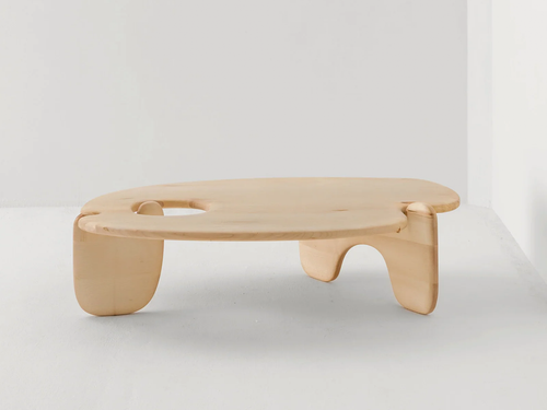 FAYE TOOGOOD PALETTE COFFEE TABLE / SYCAMORE H15.4" x W59.1" x D39.4"