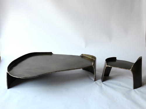 STUDIO CHRISTIAN FREGNAN CALLE COFFEE TABLE, SIDE TABLE SET