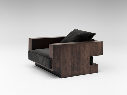 ARNO DECLERCQ FUNDAMENT ARMCHAIR W35.4" x D35.45" x H23.6"