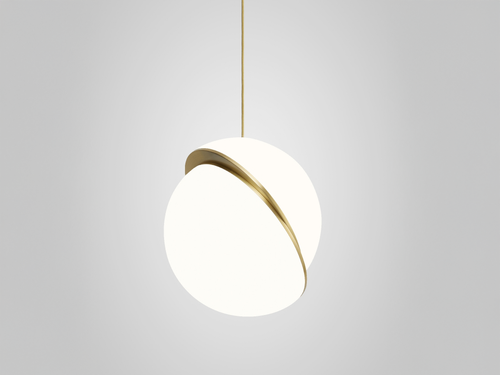 LEE BROOM CRESCENT LIGHT PENDANT Ø15" x H17"