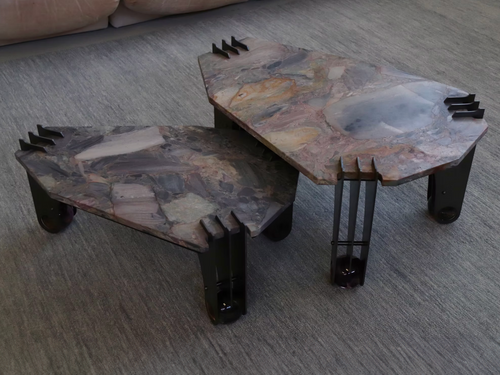 LOST PROFILE CLAWFOOT COFFEE TABLE