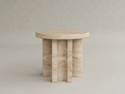 GALERIE NAINOA LIRA SIDE TABLE 02 Ø23.75" x H20"