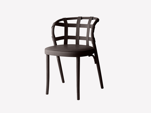 GEMLA COLLAGE DINING CHAIR H29.5" x W18.9" x D18.9" x SH18.1"