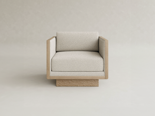 GALERIE NAINOA AURA ARMCHAIR 02 W29.75" x D28.5" x H26.25 x SH15.75"
