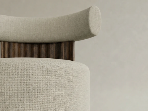 GALERIE NAINOA TORU ARMCHAIR 01 W25.5" x D24.75" x H29.5" x SH19.75"