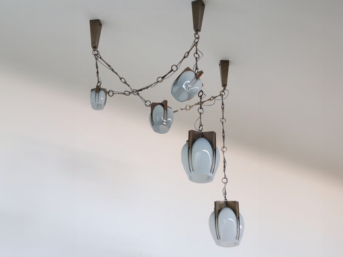 LOST PROFILE AEGIS CHAIN PENDANT / 5 SHADES W44.1" x D44.2" x H61.3"