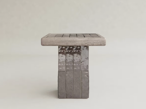 GALERIE NAINOA LUME SIDE TABLE 01 W22" x D22" x H22.5"