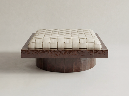 GALERIE NAINOA ARDEN OTTOMAN 01 W47.25" x D47.25" x H14.25"