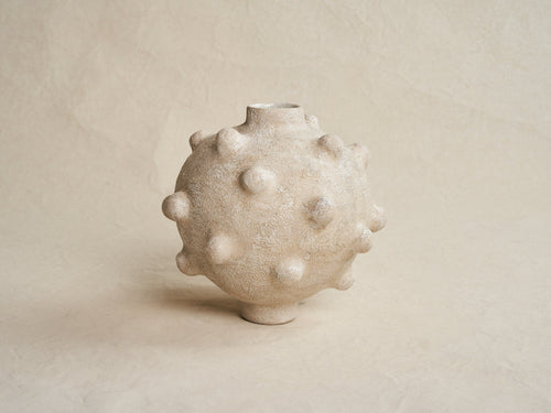 JULIE NELSON IVORY BUDDING ORB H11.5" x Ø11"