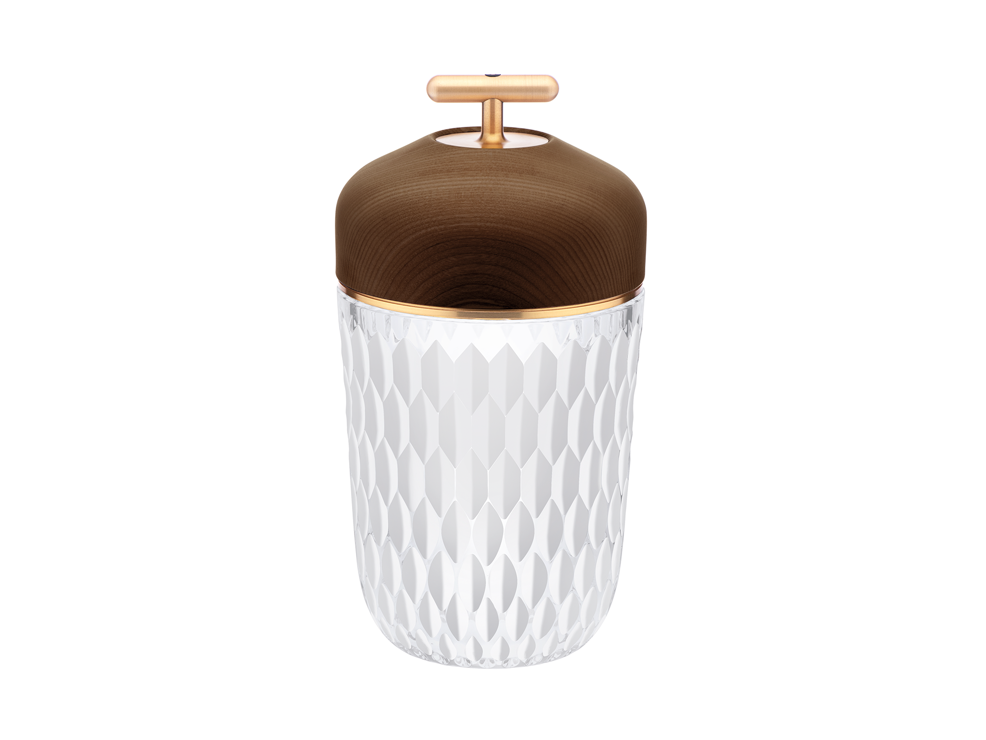 Saint-Louis Folia Portable Lamp Clear Ash