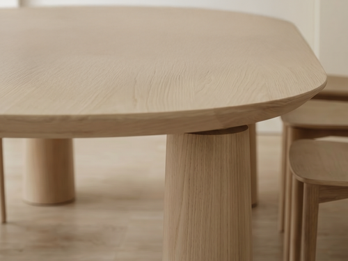 GALERIE NAINOA KEANU DINING TABLE 02 W90.75" x D42" x H30"