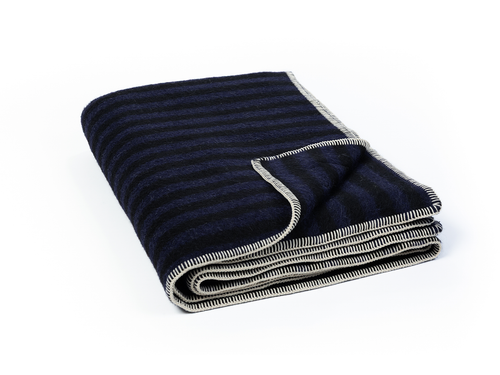 BLACKSAW SERRA THROW / MIDNIGHT MELANGE & BLACK W59" x L79"