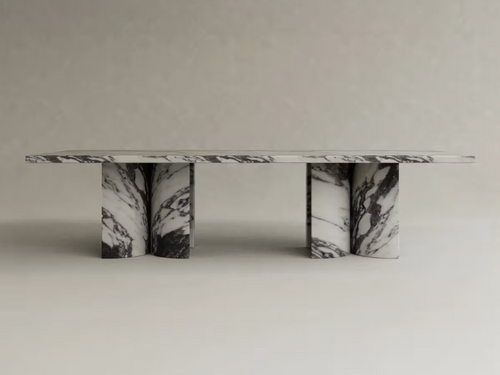 GALERIE NAINOA LIRA DINING TABLE 01 W118" x D53.25" x H29.5"
