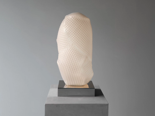 GIOPATO & COOMBES NOKORI SAN TABLE LAMP / BLOCK BASE W11" x D11" x H23.5"