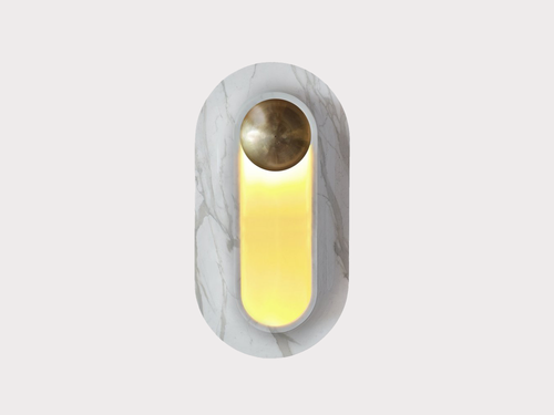 JAN GARNCAREK PFAFFIKON SCONCE / CARRARA W10" x D5" x H18"