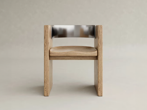 GALERIE NAINOA LIRA CHAIR 01 W23.75" x D18.25" x H28.75" x SH17.75"