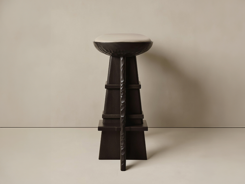 GALERIE NAINOA IKE BARSTOOL 01 W17" x D17" x H30"