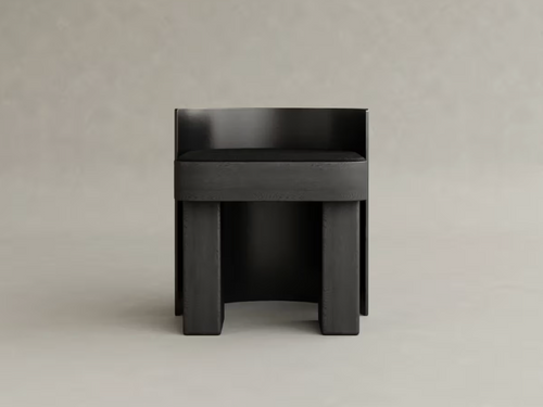 GALERIE NAINOA LIRA STOOL 02 W21.75" x D20" x H23.25" x SH19"