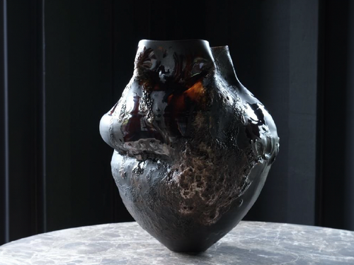 ERIN BANTA WILFORD EARTH, MOON, MAGMA / 12051 H12" x W6.5"
