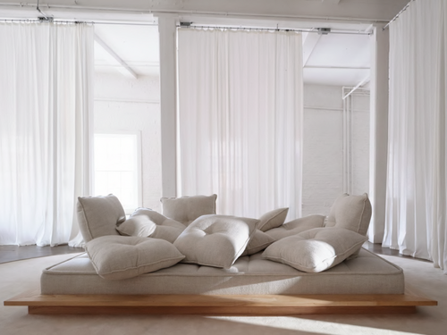 PIERRE AUGUSTIN ROSE LE TAKBE SOFA / RECTANGLE W92.9" x D149.6" x H44.1"