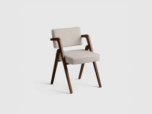 LUTECA EUGENIO DINING ARMCHAIR W20.5" x D22.75" x H32.75" x SH19"