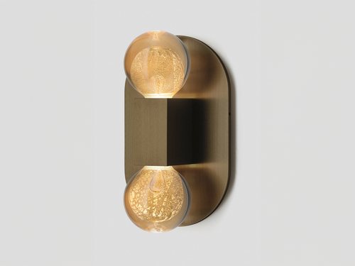 ARTICOLO STUDIOS ORO DOUBLE WALL SCONCE H8.46" x D2.38" x W4.72"
