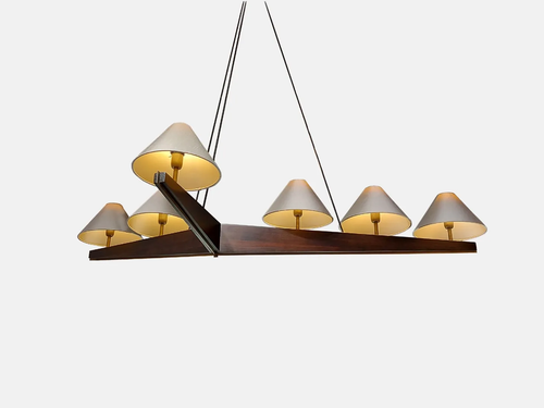MARTIN HUXFORD GLIDE CHANDELIER / EXTENDED H12.25" x L57" x W28"