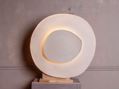 ASH DESIGN ECLIPSE LARGE TABLE LAMP / PLUME