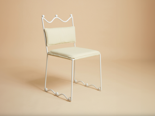 STUDIO EBUR QUEEN FLESH CHAIR H34.6" x W22.8" x D19.7"