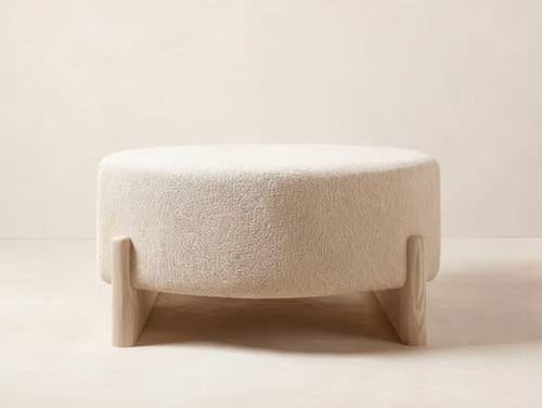 GALERIE NAINOA KEANU POUF 01 Ø28.5" x H17.25"