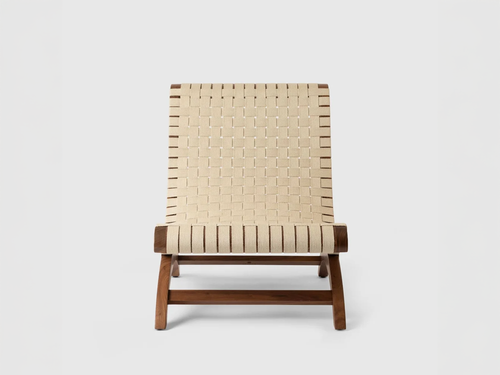 LUTECA BUTAQUE CLASICA LOUNGE CHAIR / STRAPPING W26" x D37.5" x H31.5"