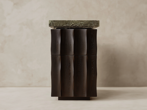 GALERIE NAINOA IKE BEDSIDE TABLE 01 W18" x D18" x H22"