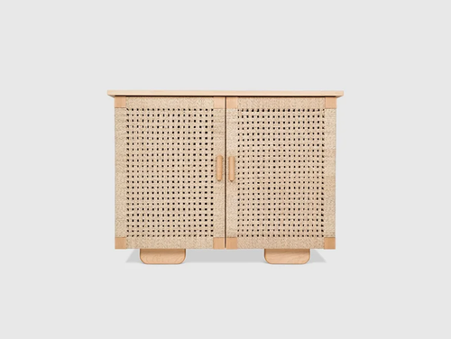 LUTECA WOVEN CREDENZA / 2 DOOR W43.5" x D20.5" x H29.5"