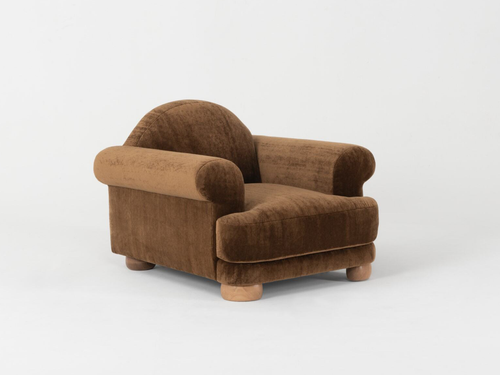 PIERRE AUGUSTIN ROSE SAINT GERMAIN ARMCHAIR W40.5" x D45.3" x H32.3" x SH16.9"
