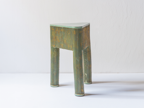 CHRISTOPHER MERCHANT STUDIO TRIAD TABLE 3 L16" x W16" x H22"