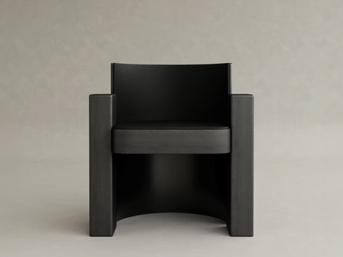 GALERIE NAINOA LIRA ARMCHAIR 01 W27.5" x D20.5" x H30" x SH19"