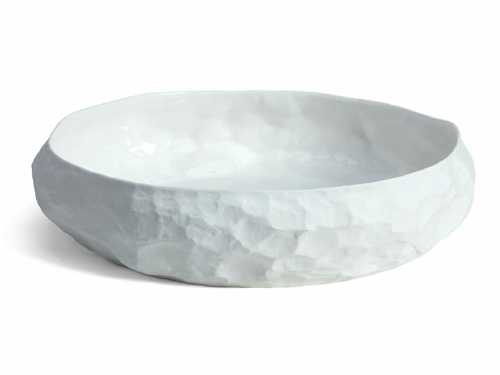 1882 LTD. MAX LAMB CROCKERY LARGEST FLAT BOWL / WHITE Ø13.7" x H3.15"