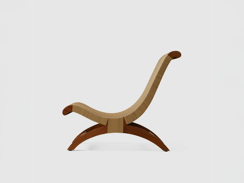 LUTECA BUTAQUE CLASICA LOUNGE CHAIR / CANE W26" x D37.5" x H31.5"